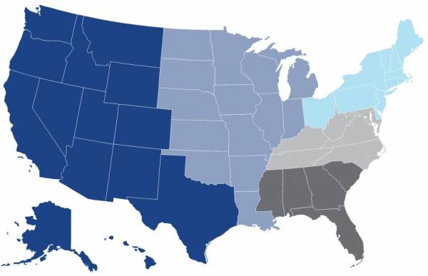 region map